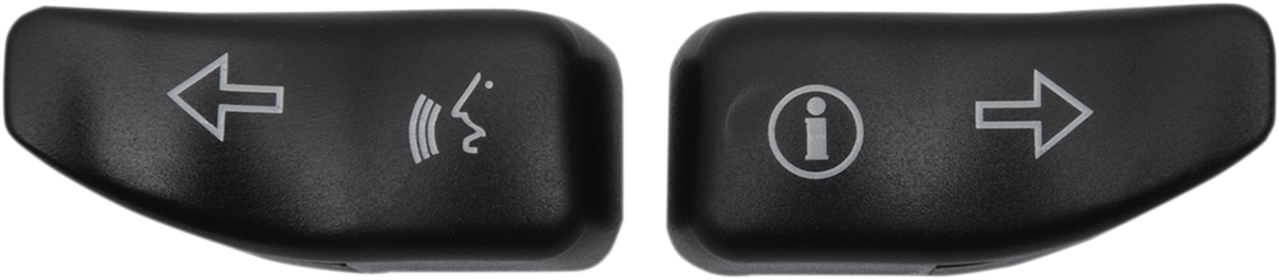 Turn Signal Switch Extension Caps - Black 2014 - 2025