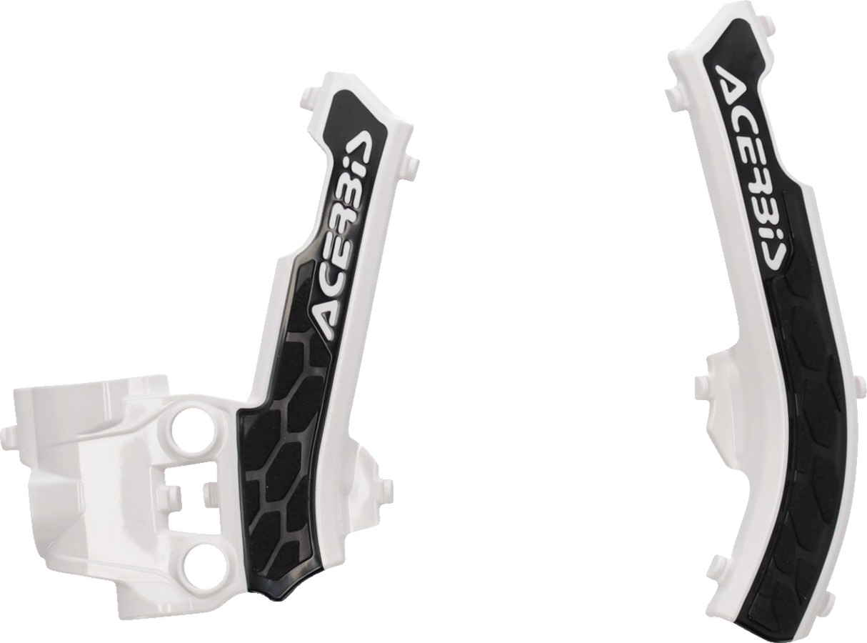 X-Grip Frame Guards - White/Black - Gas Gas | Husqvarna | KTM 2016 - 2023
