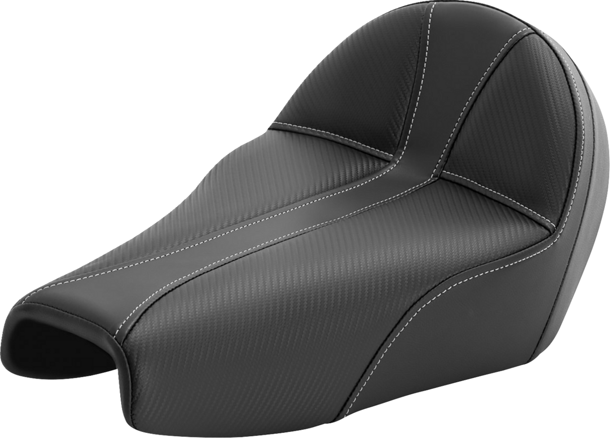Dominator Seat - Black w/ Silver Stitching - XL \'04-\'22 2004 - 2022