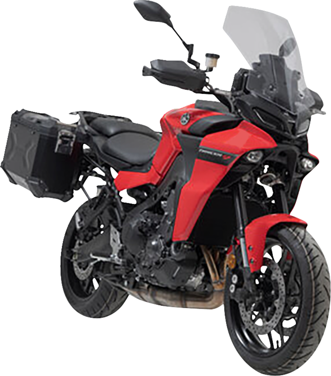 TRAX ADV Aluminum Case System - Black - Yamaha Tracer 9 GT \'21-\'24 2021 - 2024