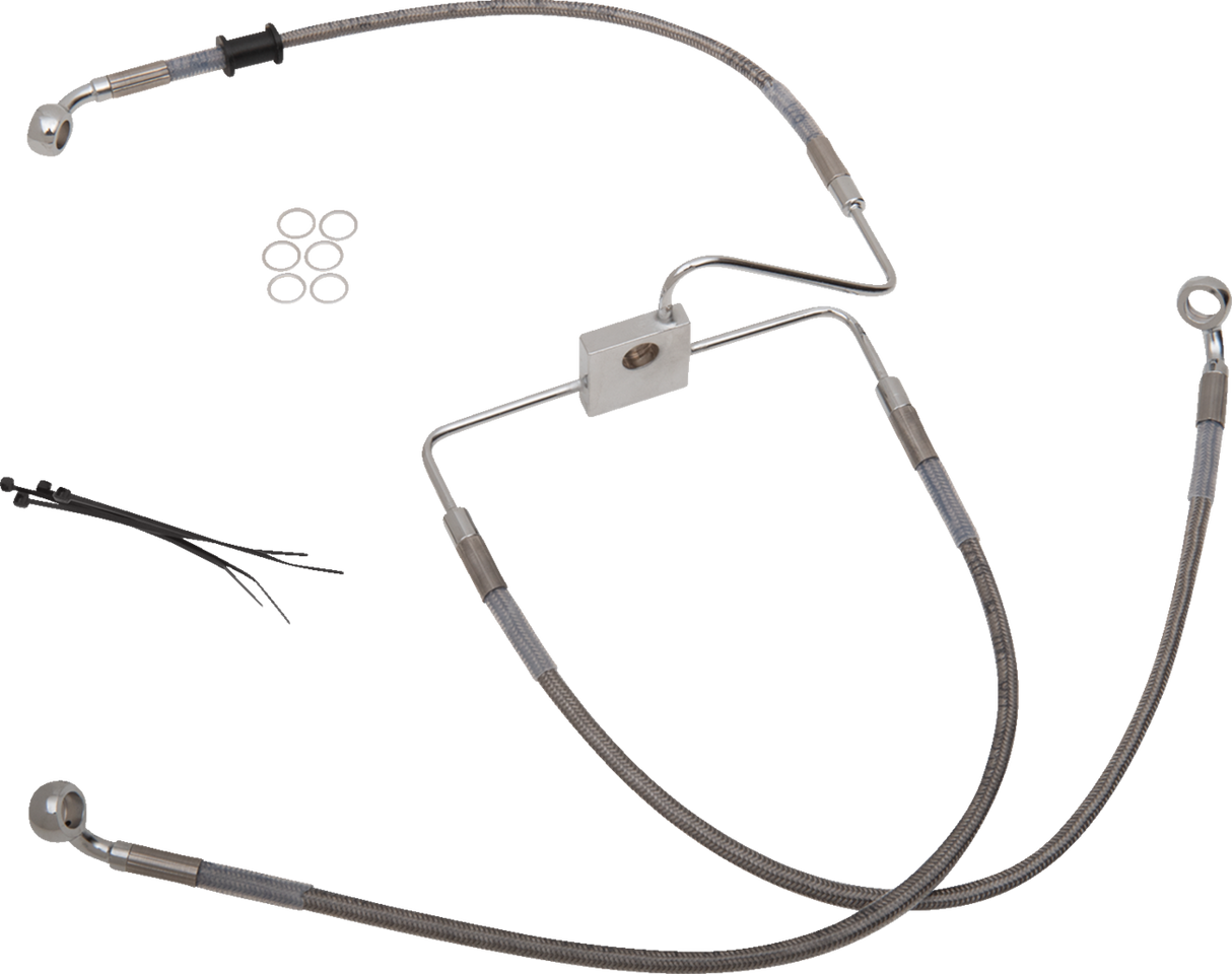 Brake Line - Front (Upper) - Stainless Steel 2016 - 2020