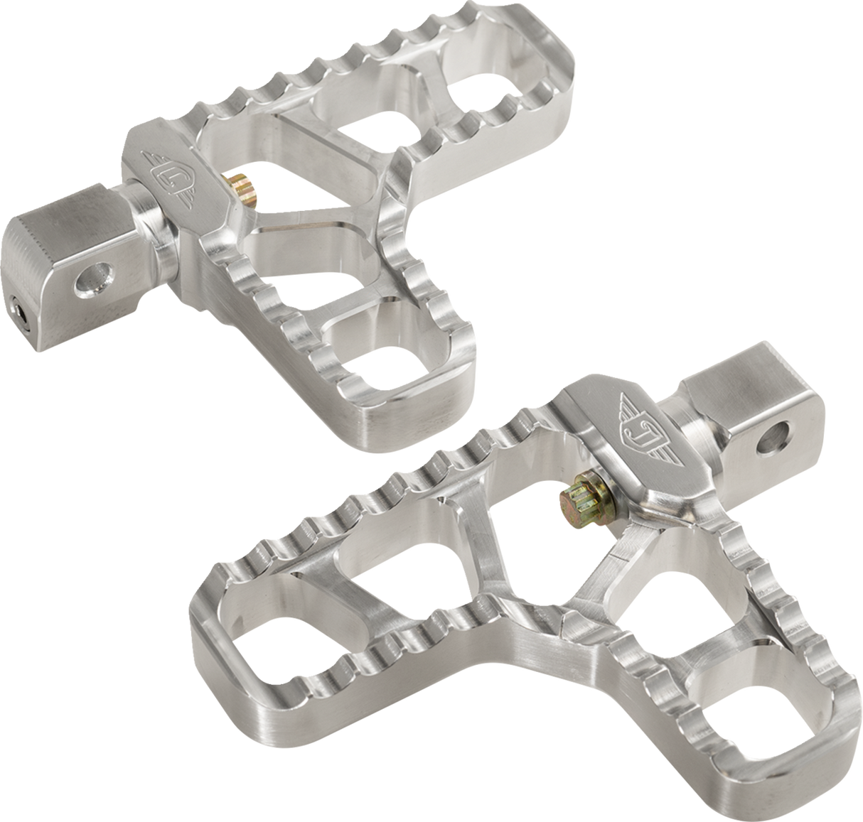 Serrated Heel Pegs - Silver - Indian 2017 - 2024