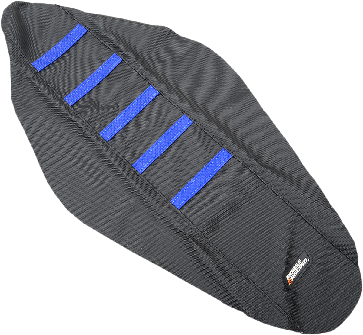 Ribbed Seat Cover - Black Cover/Blue Ribs - Husqvarna 2014 - 2016