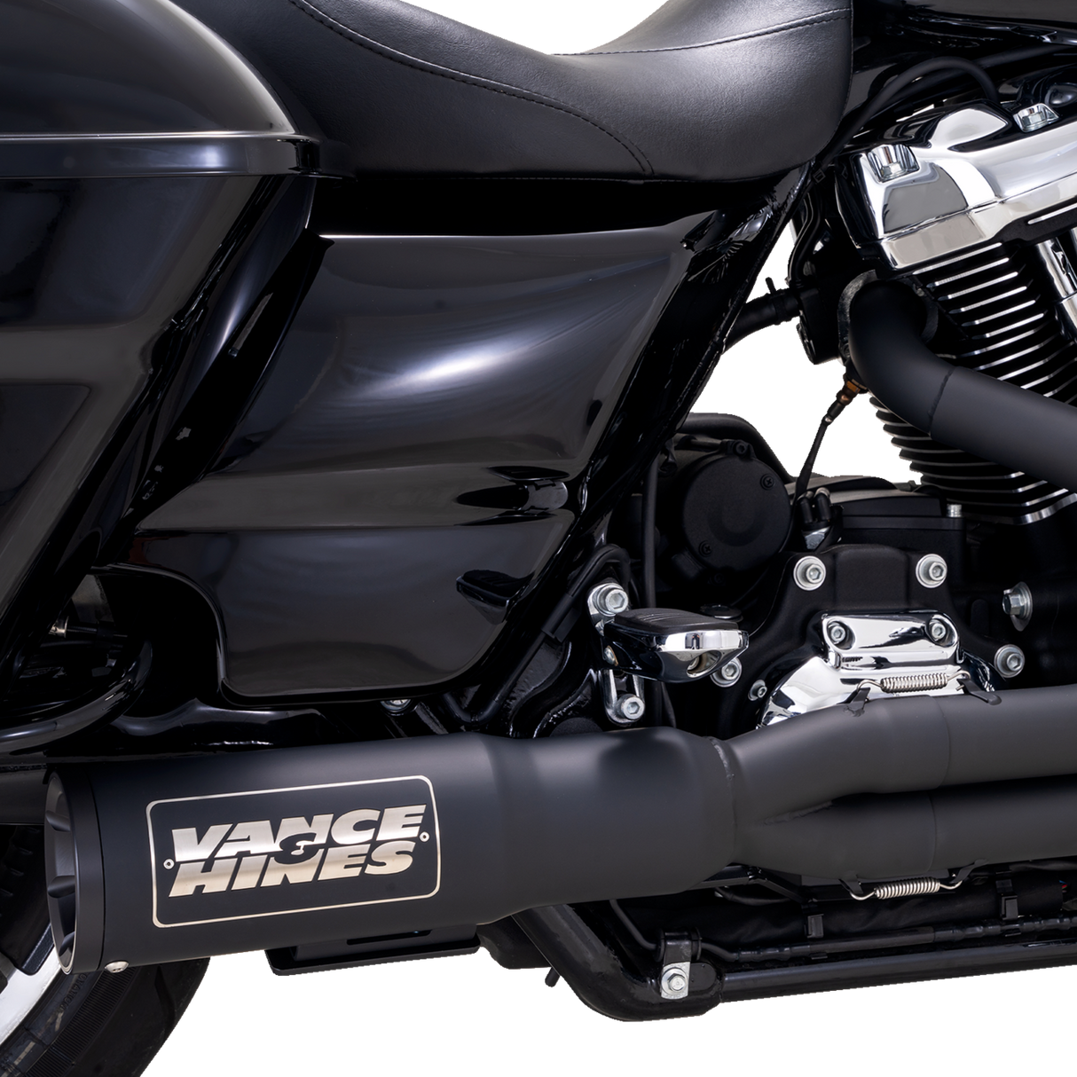 2-into-1 High Output PCX™ Exhaust System - Black - Touring 2017 - 2022