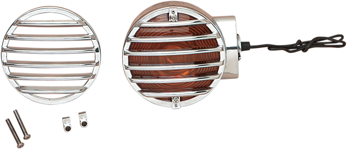 Turn Signal Lens Grille - Chrome 1986 - 2009