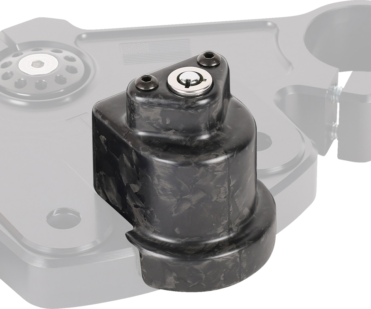 Cover Steering Lock - Matte Forged Carbon Fiber 2024 - 2024