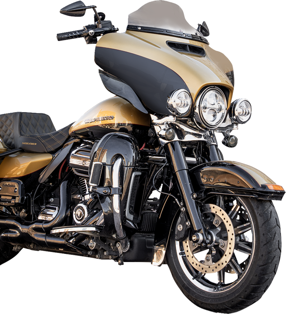 Flare™ Windshield - 6-1/2\" - Clear - FLH 2014 - 2023