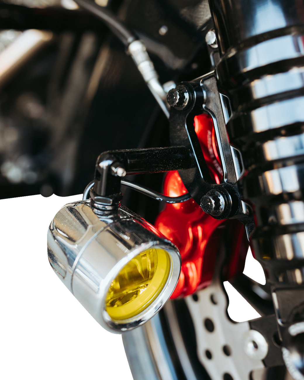 Fog Light - Chrome - Yellow Lens 2014 - 2024