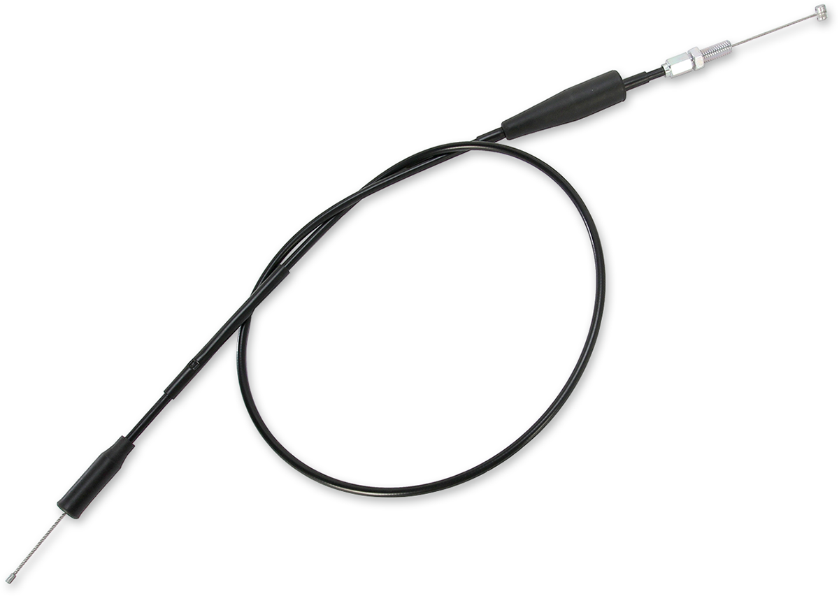 Black Vinyl Throttle Cable - 40\" - Kawasaki 1984 - 2004