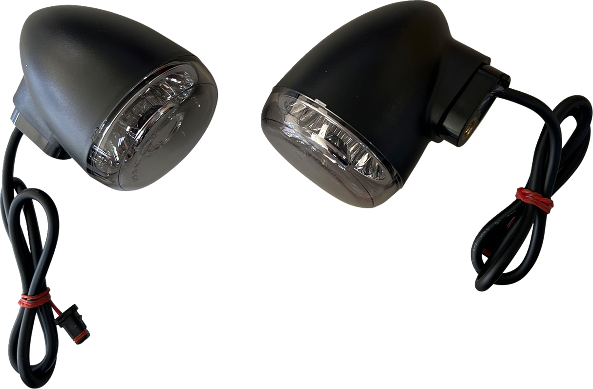 Turn Signal - Rear - Smoke/Amber - Black 2021 - 2025