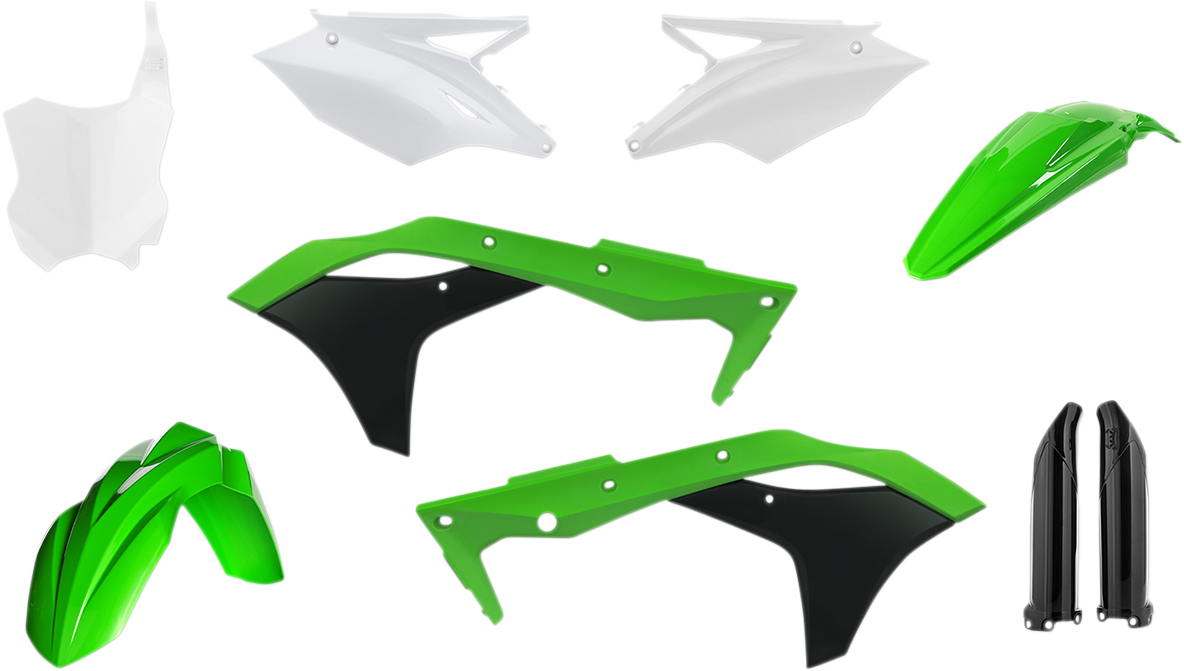Full Replacement Body Kit - OEM \'17 Green/Black/White 2017 - 2017
