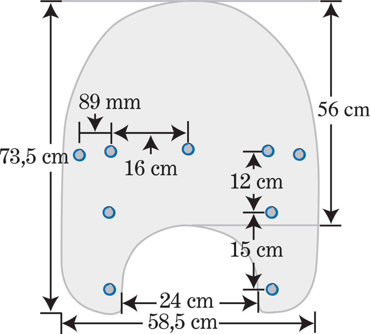 Road King Replacement Plastic - 15\" - Clear 1994 - 2020