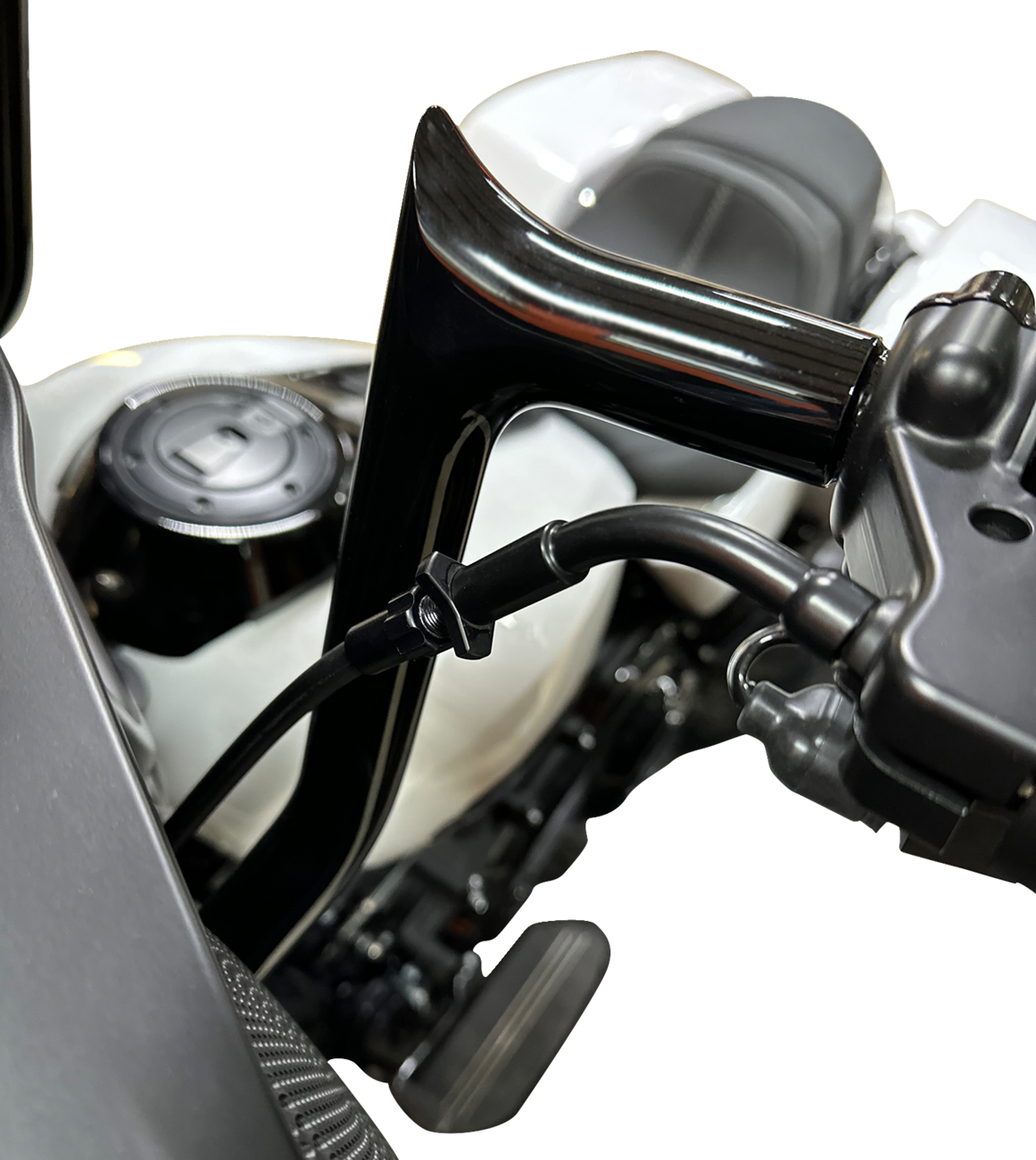 EZ Install Upper Clutch Cable - FLHX/FLTR SE - +10\" - Black 2023 - 2024