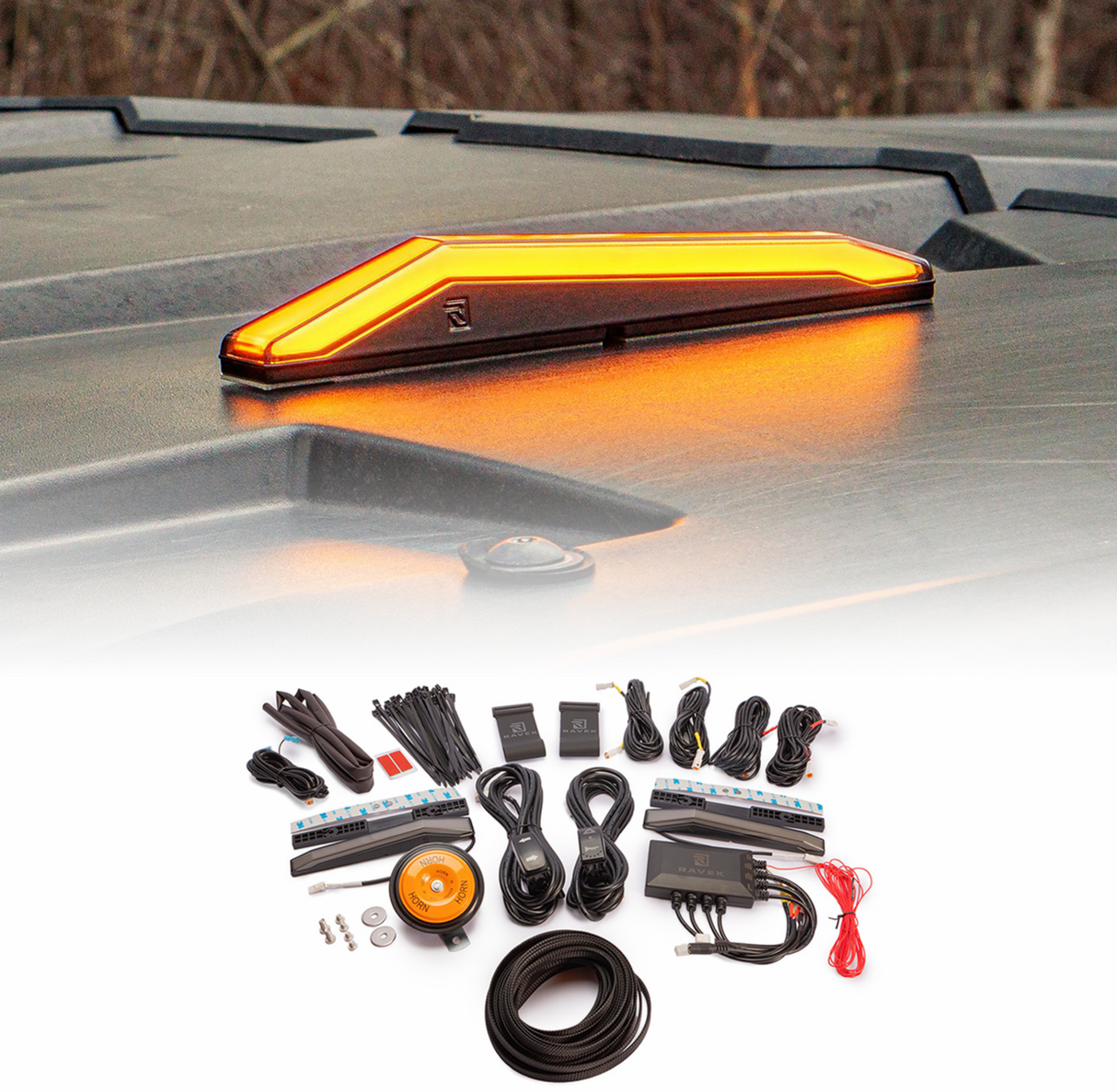 Turn Signal Kit - Amber - White Running Lights - Ranger 2015 - 2023