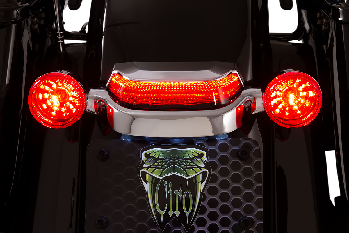 Taillight - Red - Chrome 2014 - 2021