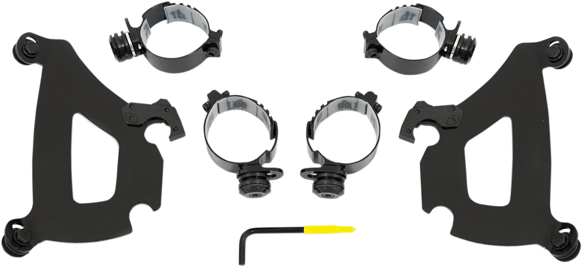 Bullet Mounting Kit - Warrior - Black 2002 - 2010