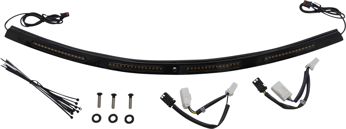Windshield Trim - Sequential Turn Signals - Black 2006 - 2013