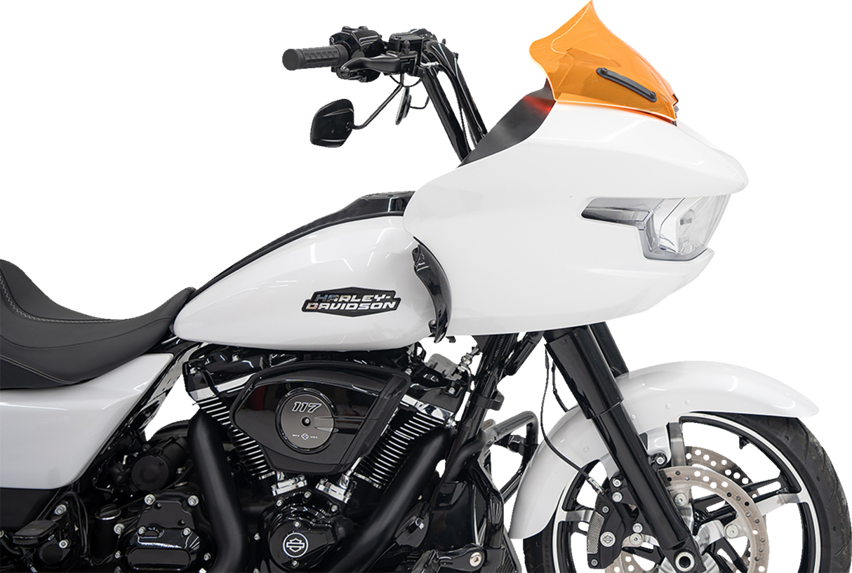 Kolor Flare™ Windshield - 10\" - Orange Ice - FLTR 2023 - 2024