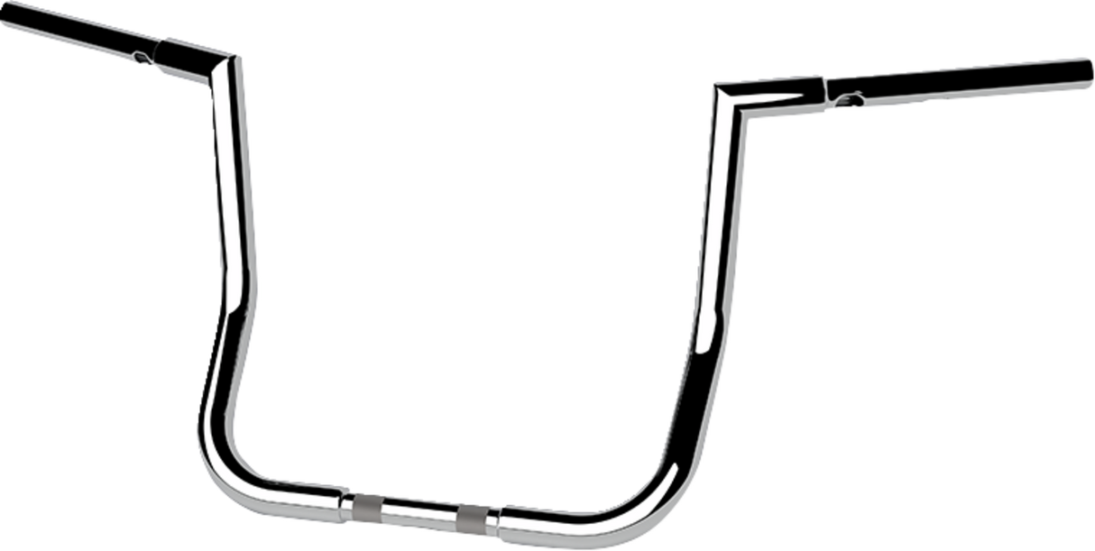 1-1/4\" Twin Peaks Touring Handlebar - 14\" - Chrome 2023 - 2024