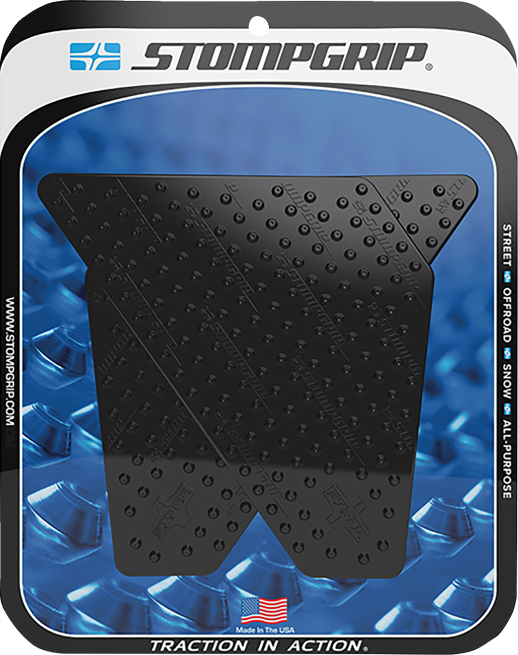 Traction Pad Tank Grips - Volcano - Black - Super Tenere ES 1200 2020 - 2024