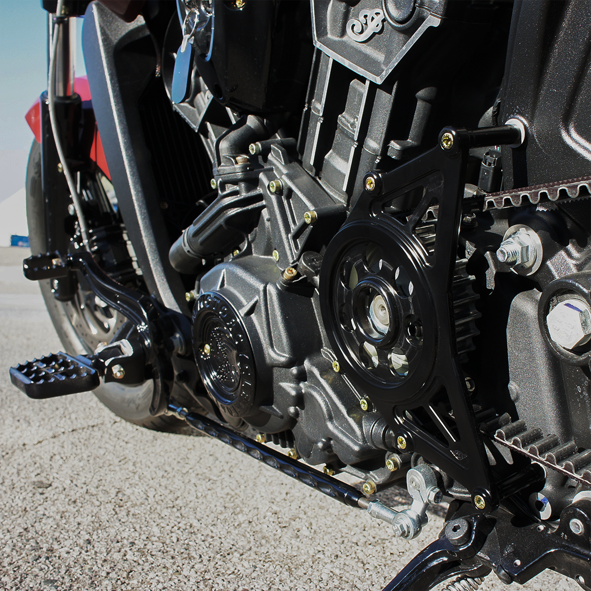 Pulley Cover - Black - Scout 2015 - 2023