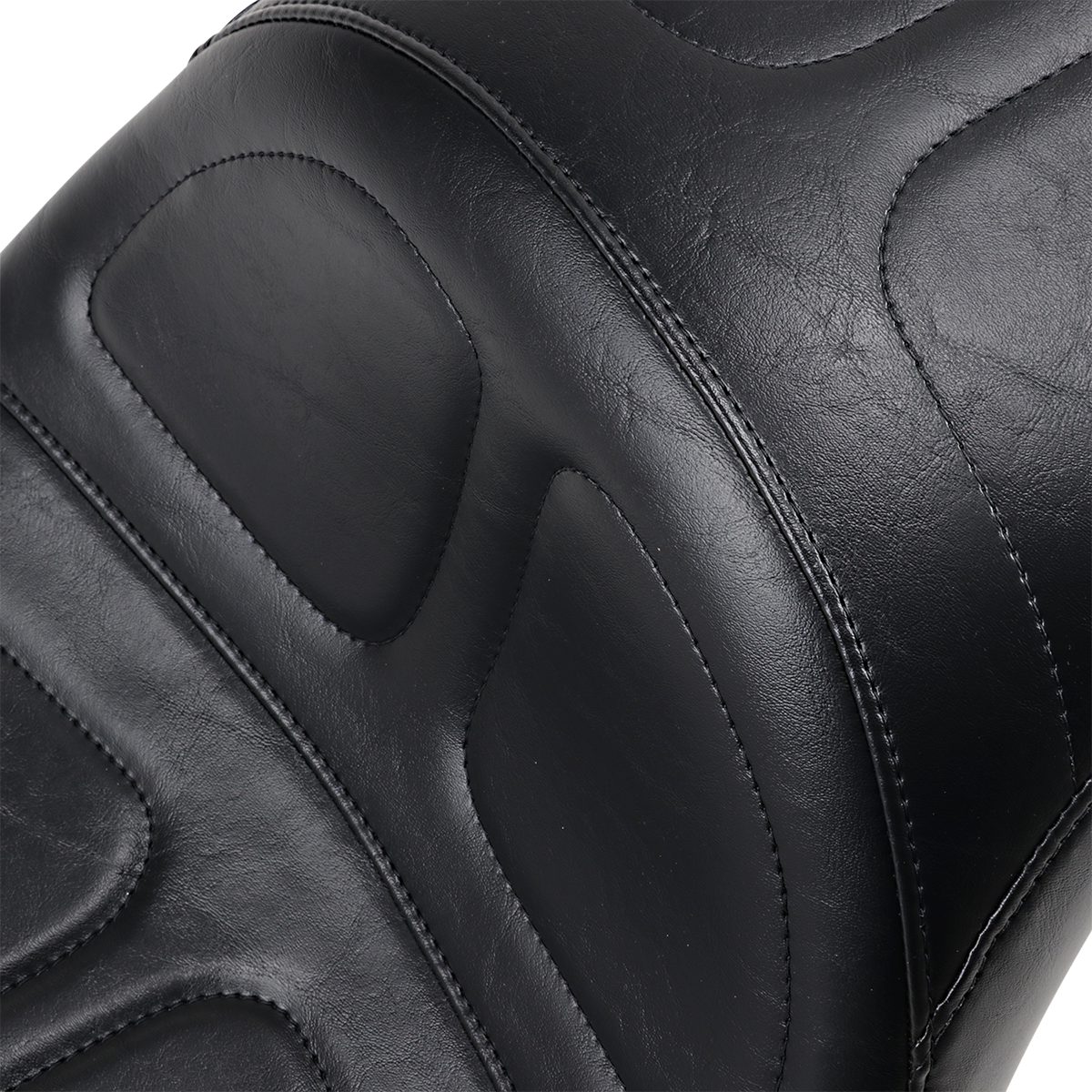Maverick Daddy Long Legs Seat - Black - Stitched - Softail \'18-\'23 2018 - 2023