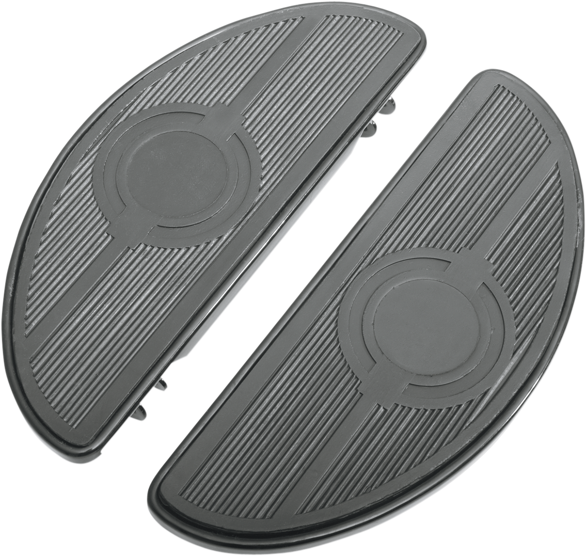 Half-Moon Floorboard - w/o Vibration Inserts - Black - FL 1980 - 2023