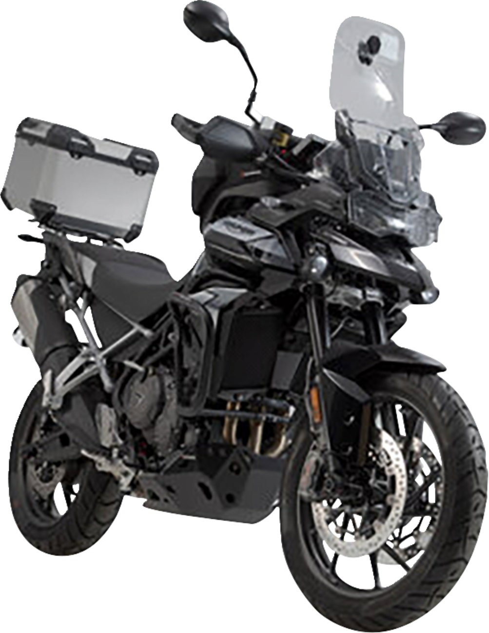TRAX ADV Top Case System - Silver - Triumph Tiger 850 Sport/Tiger 900/Tiger 1200 \'20-\'24 2020 - 2024