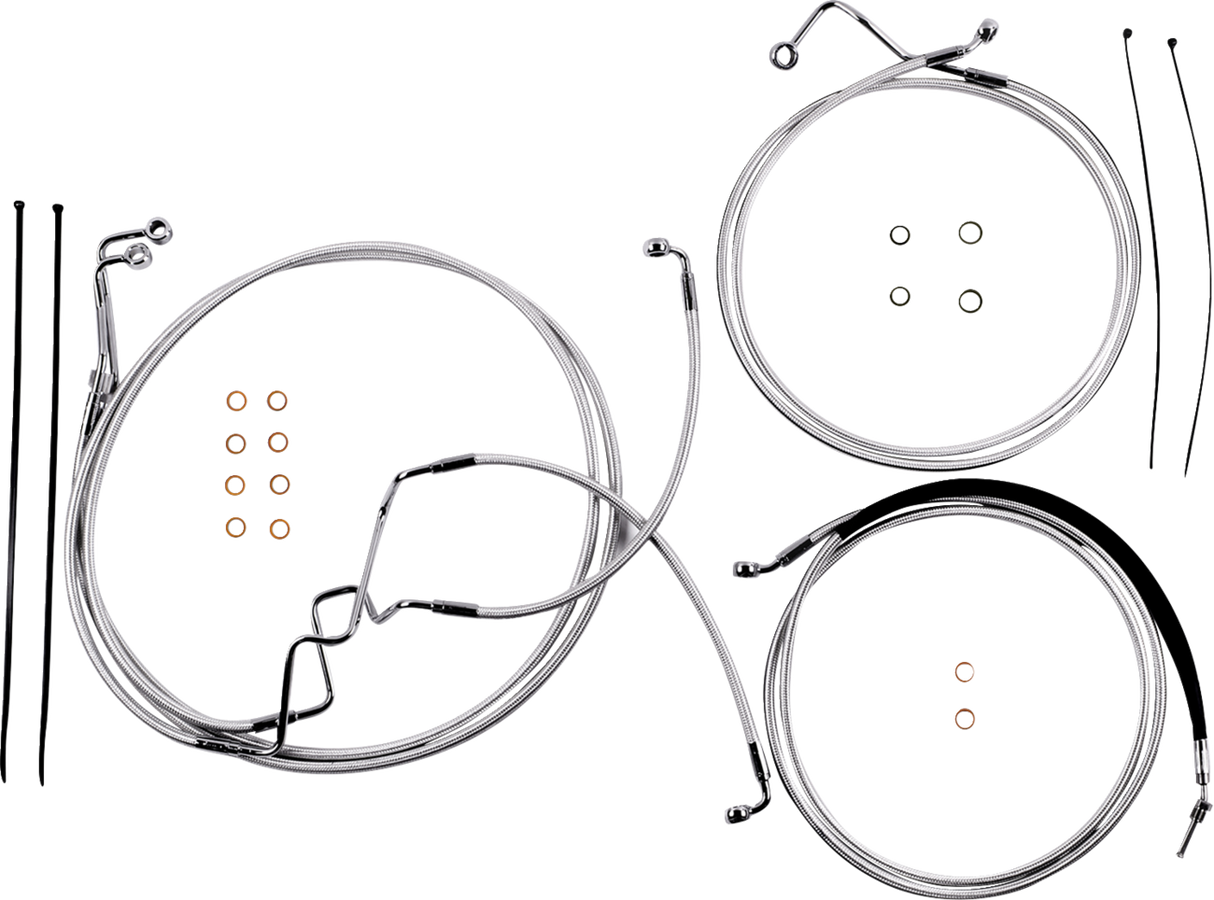 Sterling Chromite II® Designer Handlebar Installation Kit - 6\" - \'17-\'20 FLTR 2017 - 2020