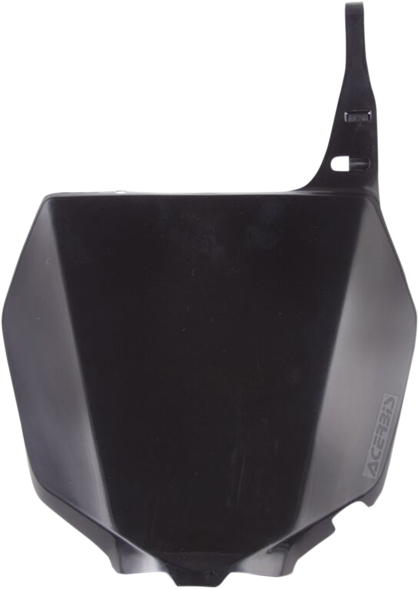 Front Number Plate - Black 2001 - 2009