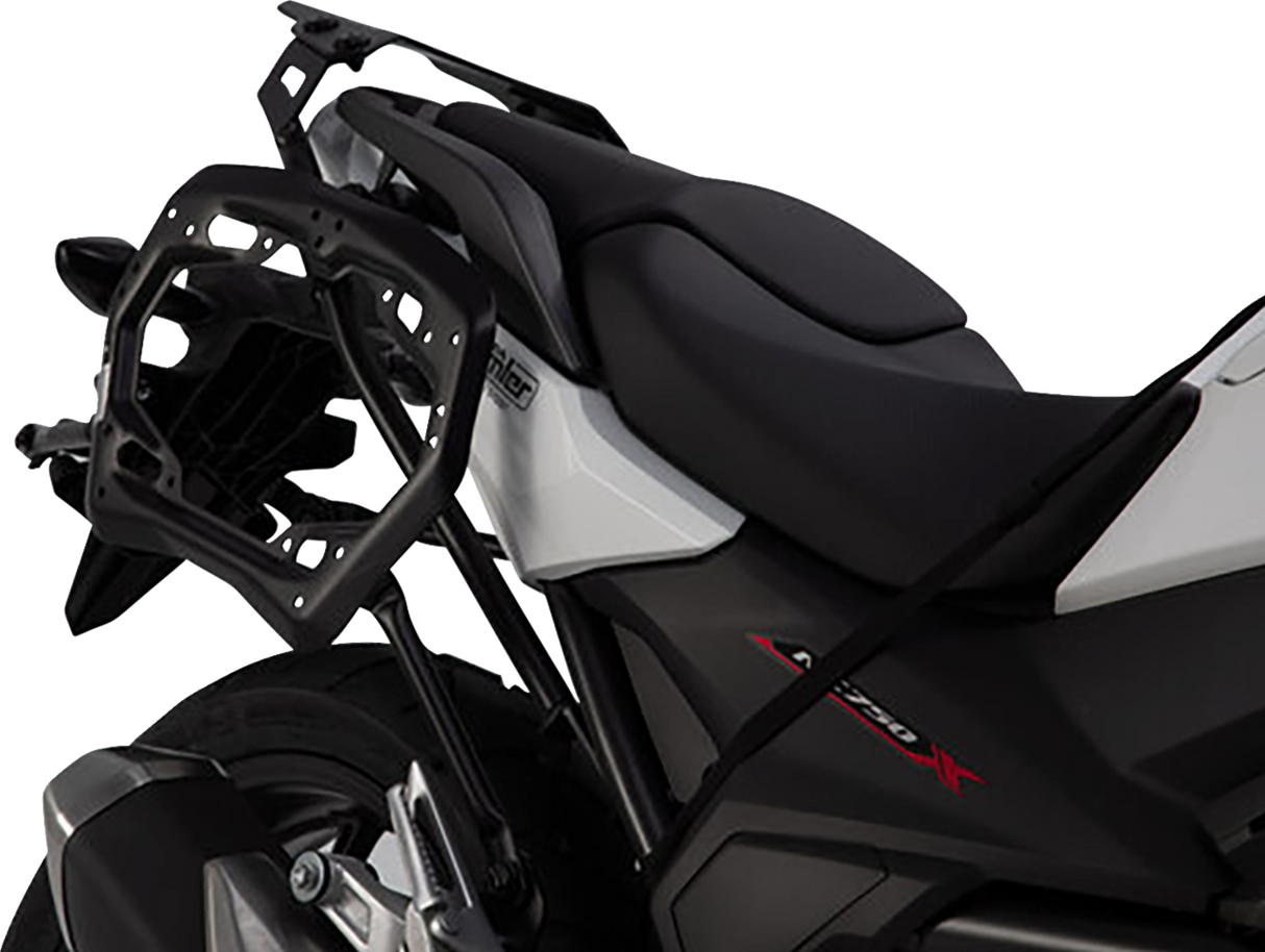 TRAX ADV Aluminum Case System - Black - Honda NC750 \'16-\'20 2016 - 2020