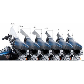 KLOCK WERKS 2310-0477 Windshield Flare™ Windshield - 8-1/2" - Dark - Smoke - '14-'22 FLHT