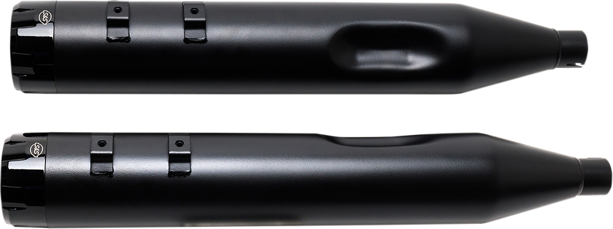 4-1/2\" MK45 Performance Mufflers - Black with Black Thruster 1998 - 2002