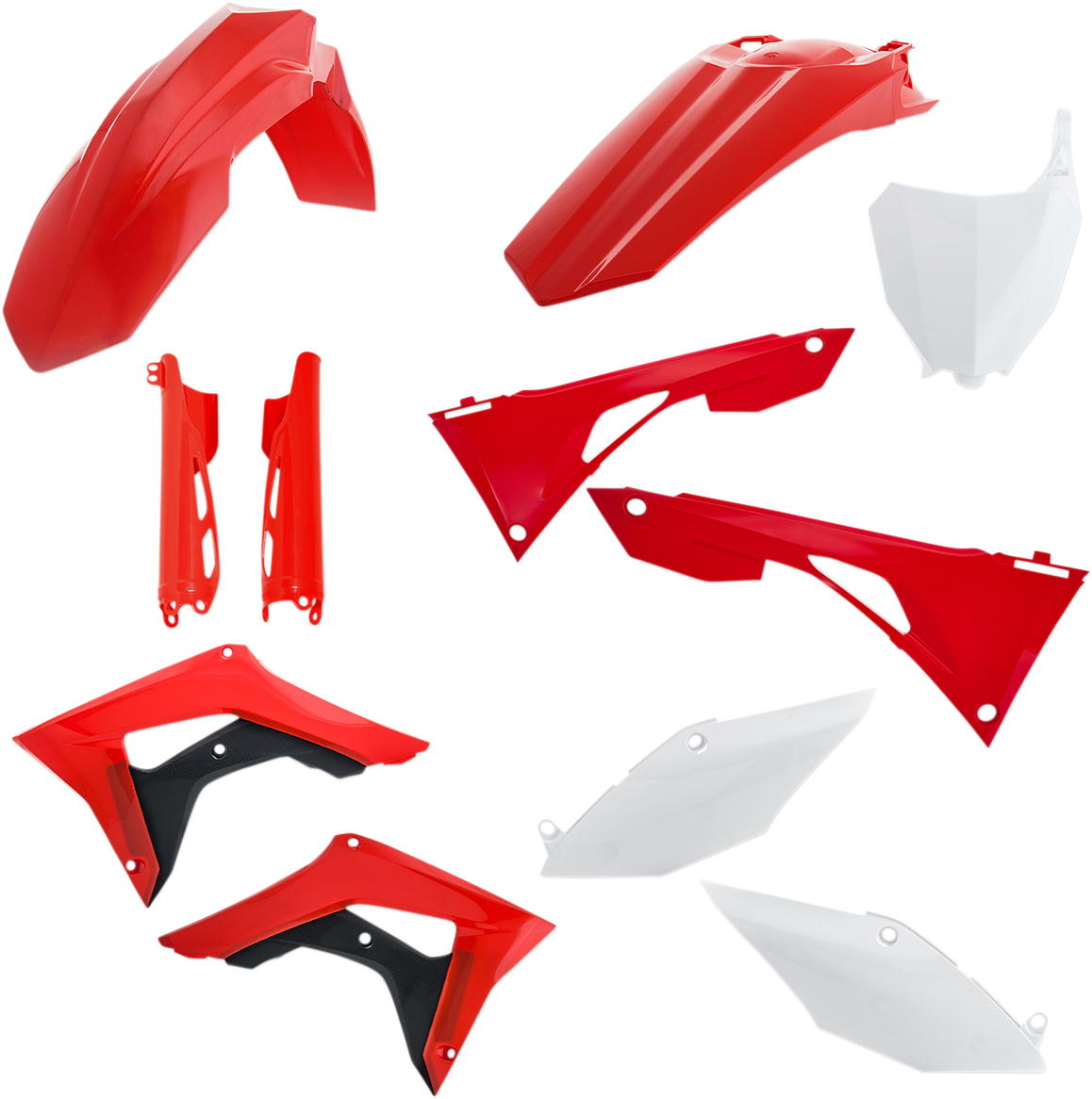 Full Replacement Body Kit - OEM \'19 Red/White/Black 2019 - 2022
