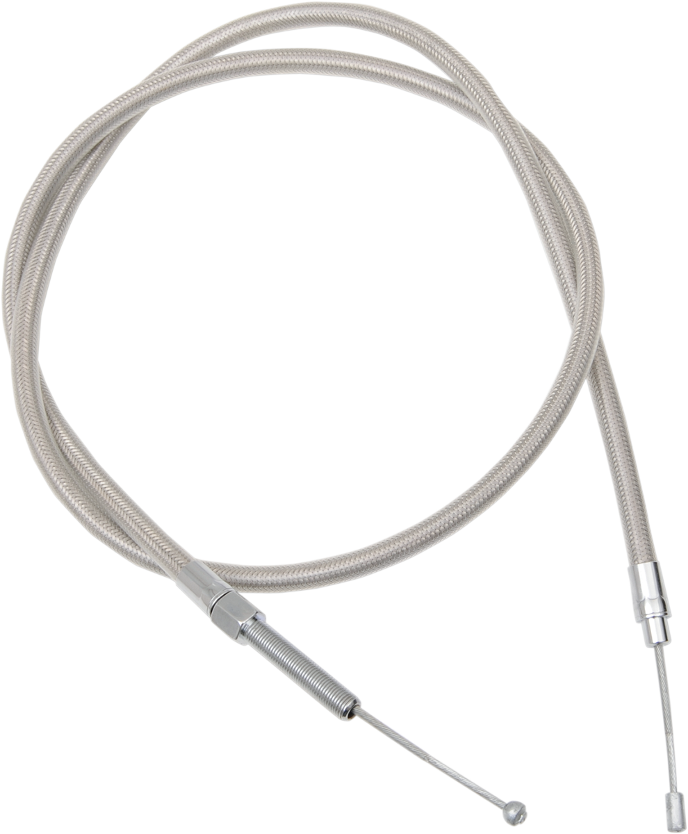 High-Efficiency Braided Stainless Steel Clutch Cable - 53-5/16\" 1983 - 1986