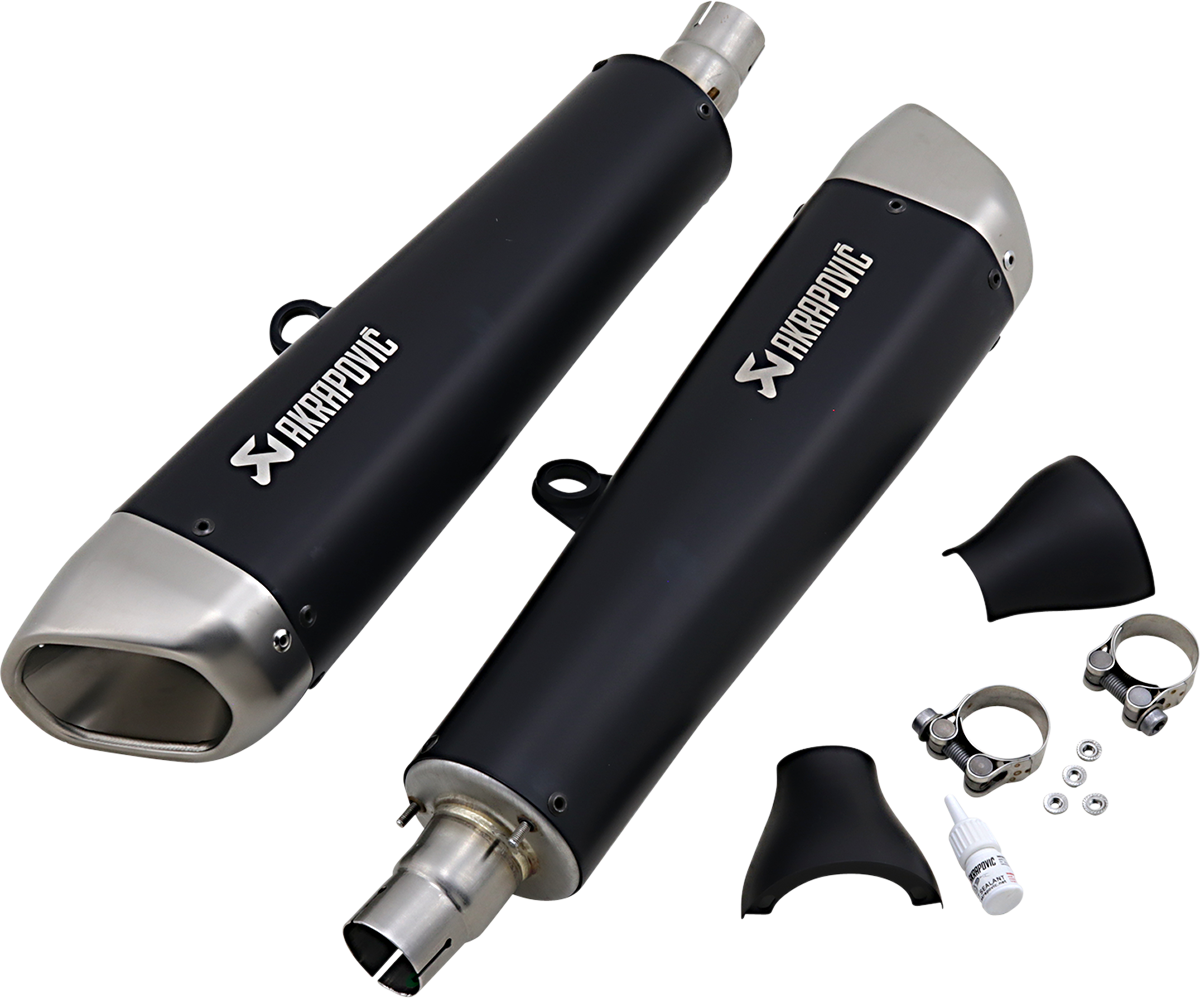 Black Titanium Mufflers 2016 - 2020