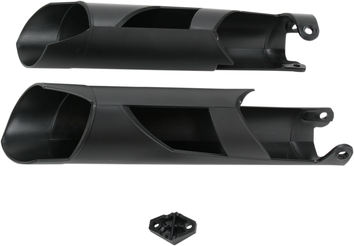 Lower Fork Covers for Inverted Forks - Black 2008 - 2015