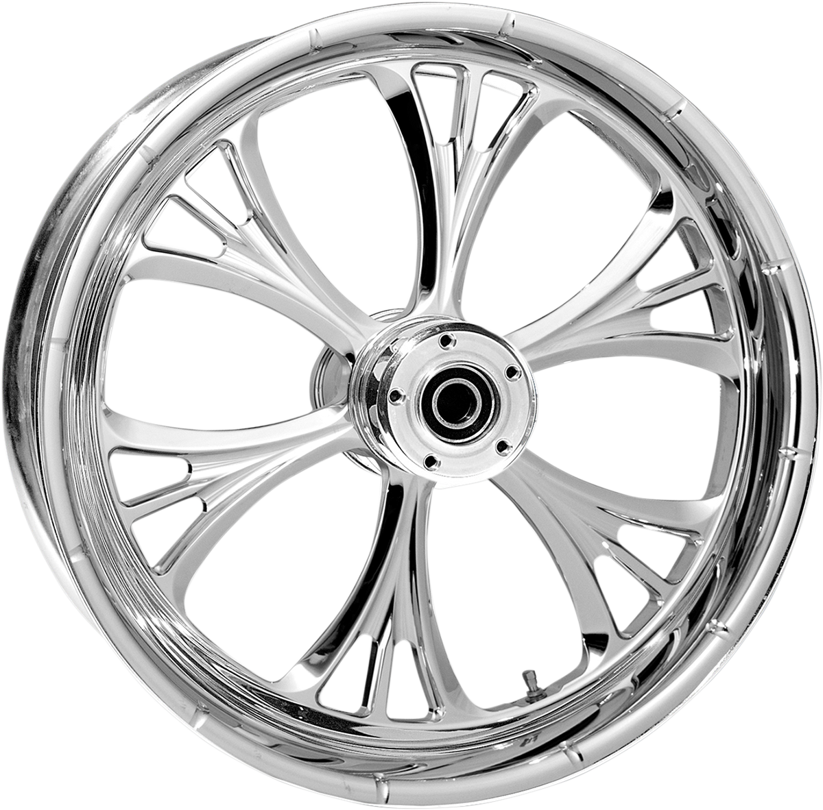 Wheel - Majestic - Rear - Single Disc/without ABS - Chrome - 18x3.5 - \'02-\'07 FLH 2002 - 2007