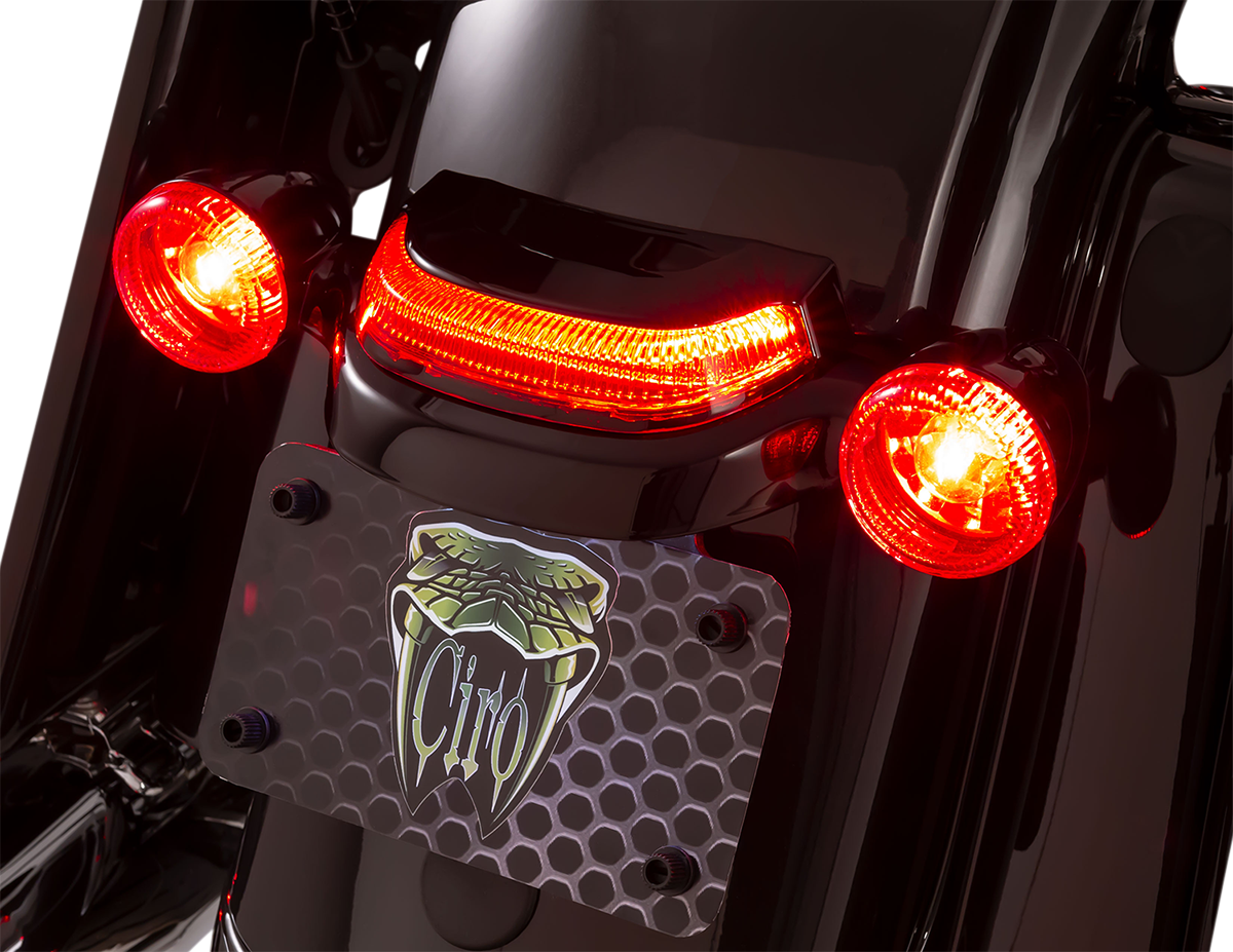 Taillight - Red - Black 2014 - 2021