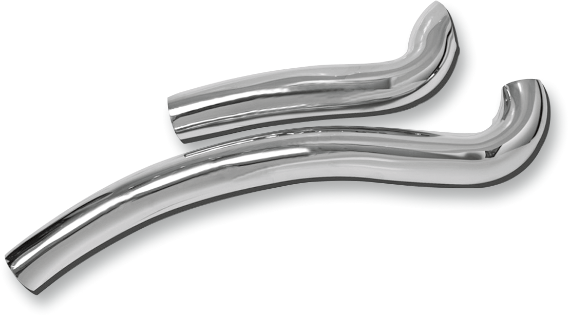 Sweeper Heat Shields - Chrome 1986 - 2013