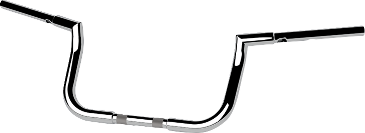 1-1/4\" Twin Peaks Touring Handlebar - 8\" - Chrome 2023 - 2024