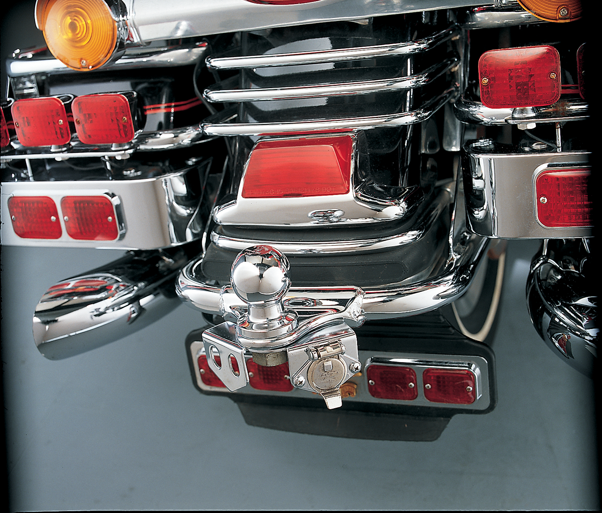 Ball Mount Trailer Hitch Receptacle Kit - Harley Davidson 1980 - 2011