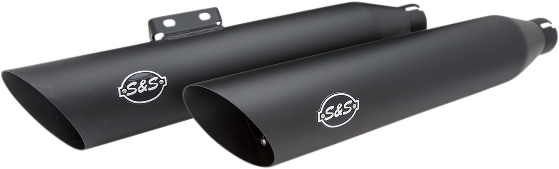 Slash Cut Race Mufflers - Black 2018 - 2021