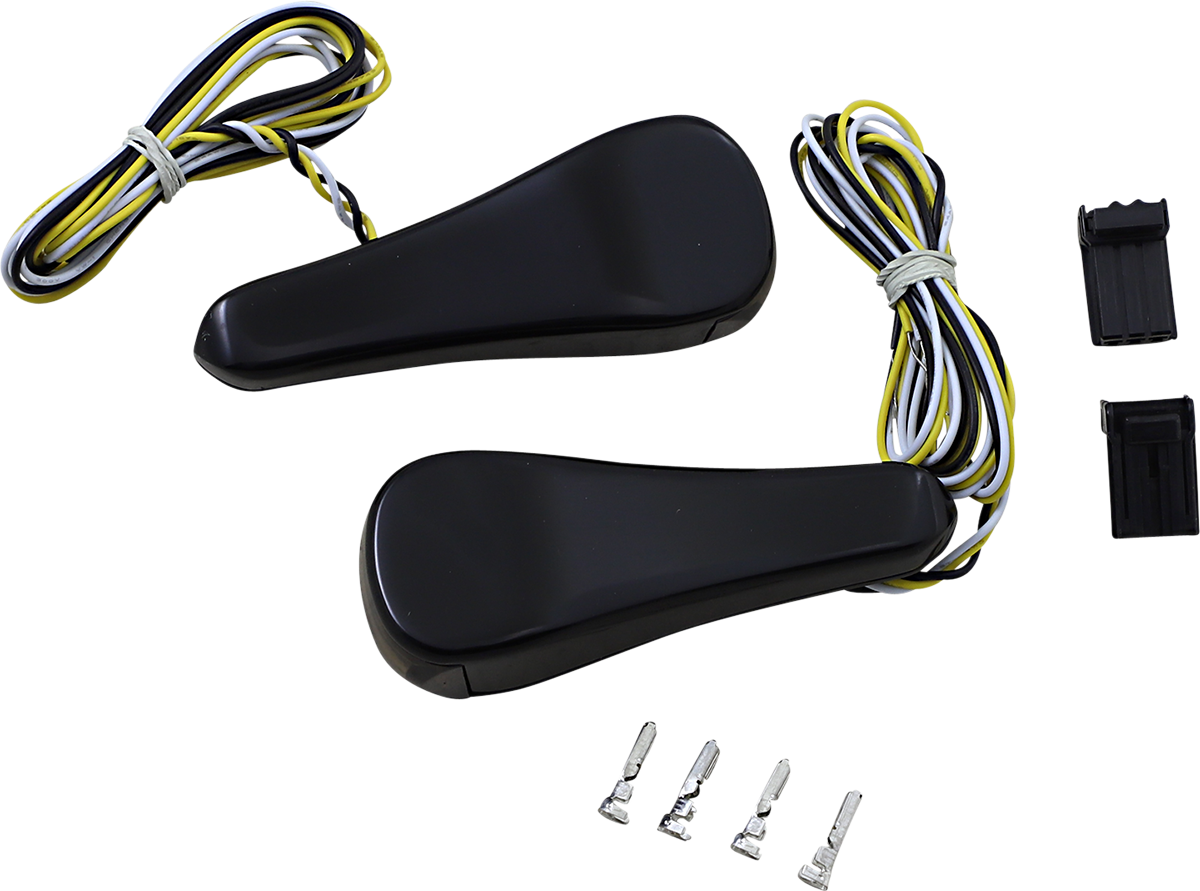 LED Front Turn Signals - Smooth - Black 1998 - 2013