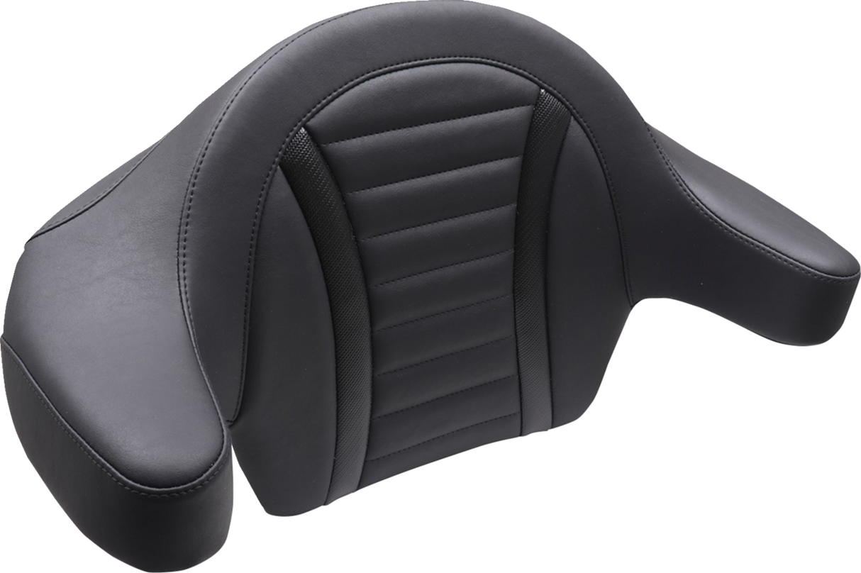 Deluxe Extended Passenger Arm Backrest - Black - Touring 2023 - 2025