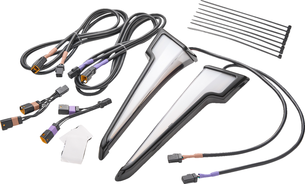 Quill™ Fairing Light - w/Turn Signal - Black - FLHX 2023 - 2025