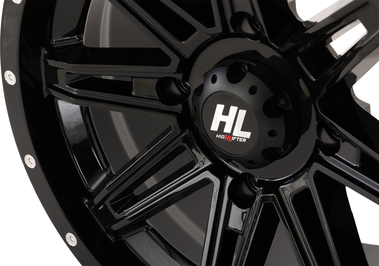 Wheel - HL22 - Front/Rear - Gloss Black - 14x7 - 4/156 - 4+3 (+10 mm) 1996 - 2024