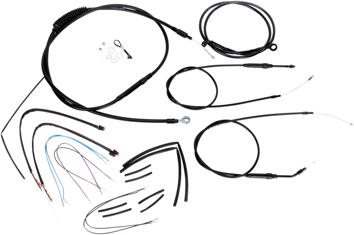 Control Kit - 12\" Ape Hanger Handlebars 2012 - 2017