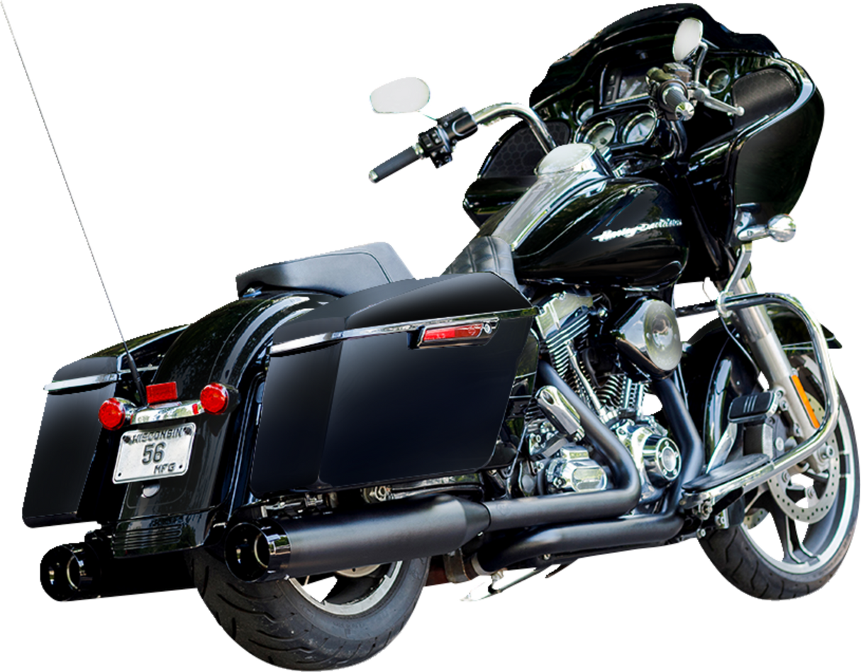 4-1/2\" MK45 Performance Mufflers - Black with Black Thruster 1998 - 2002