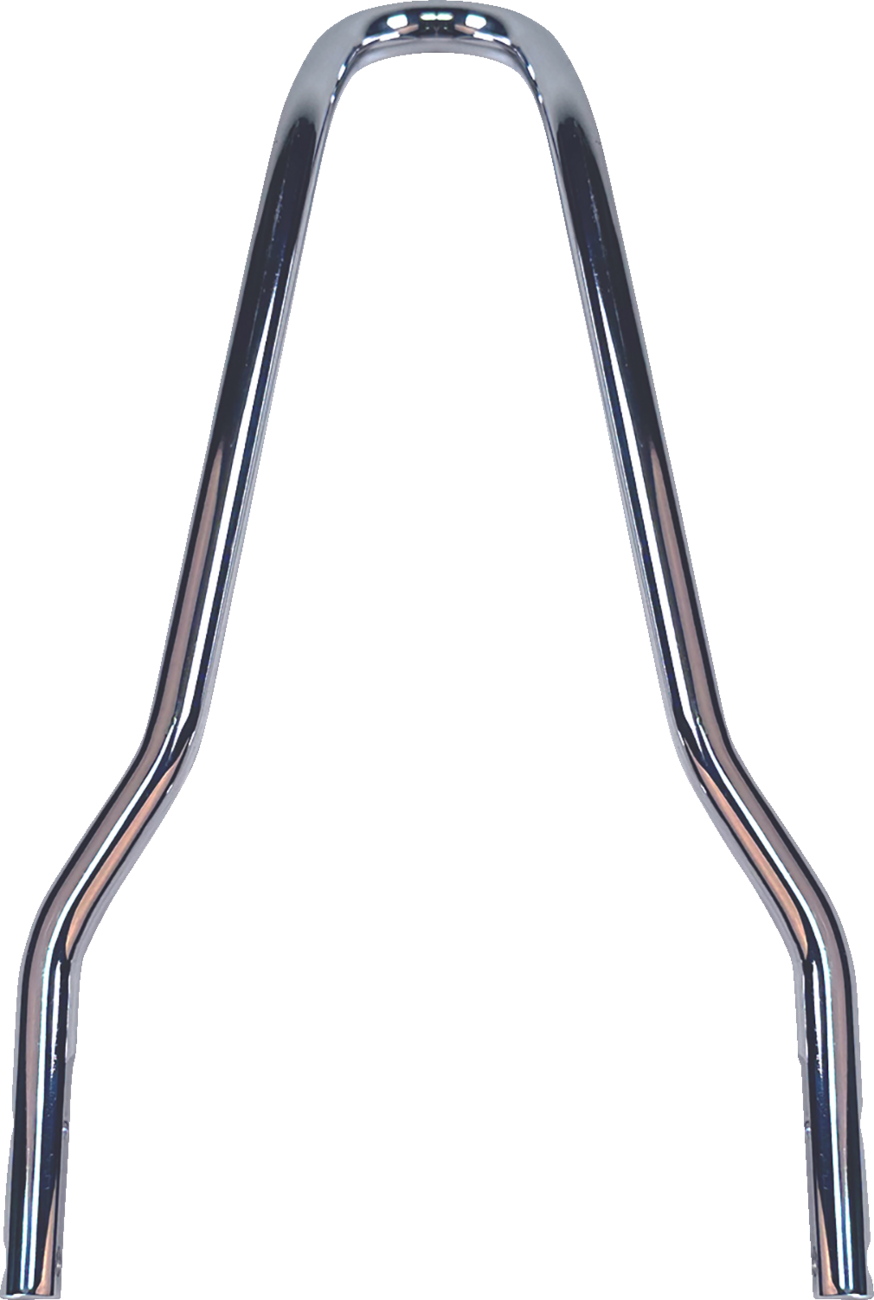 Round Tapered Sissy Bar - Black - 11.49\"H x 8.25\"W 1979 - 1985